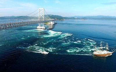 An Aerial View of the Powerful Whirlpools of the Seto Inland Sea! What Causes These Whirlpools, and Where Is the Best Place to View Them? Let’s Find Out!
