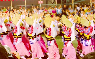 The Awa Odori Dance Festival - One of Japan's Most Popular and Lively Festivals! The More Than 400 Year Old Festival Boasts a Whopping 1 Million Visitors and More Than 100,000 Dancers!