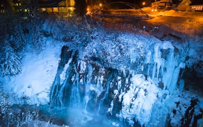 A Winter Illumination Event at Shirahige Falls in Biei, Hokkaido! The Beautiful Waterfall Illuminated in the Silvery White Snow Is Sure to Captivate!