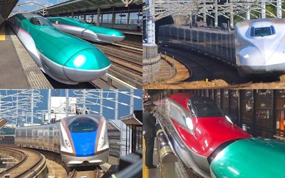 日本国内を走り抜ける新幹線ってこんなにもいっぱいの種類があったんだ！？近未来的な最新車両から、見れたら幸運が訪れると言われるあの車両まで、一挙に紹介！