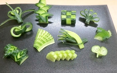 How About Some Decorative Cucumber to Go With Your Sashimi? A Sushi Chef Shows You 11 Different Ways to Cut up Cucumber With Easy-to-Understand Demonstrations!