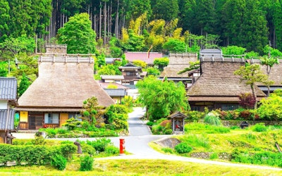 The Greenery of Miyama's "Kayabuki Village" Is a Great Place to Visit to Experience a Side of Kyoto Quite Different From the Ancient Capital. Don't Miss the Beautiful Original Scenery and Thatched Roofs!