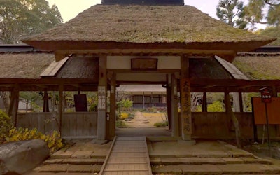 栃木県大田原市にある芭蕉の里は悠久の時を感じる国の重要文化財。松尾芭蕉の縁ある黒羽大雄寺の美しい景色を8K高画質で堪能。