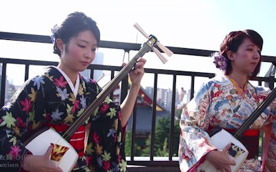 Ki&Ki - A Female Shamisen Duo Performing Modern Arrangements of Traditional Japanese Music. Watch as They Perform "Tsugaru Jongara Bushi," a Popular Japanese Folk Song!