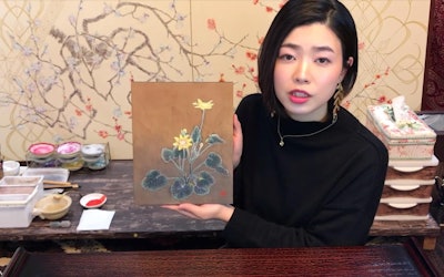 画日本画吧！一定能磨练你的艺术感性。向日本画家学习写生彩绘！