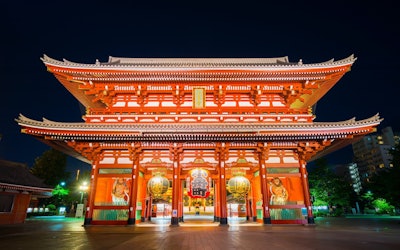 A Look at Sensoji Temple With No Visitors in Sight! Be Whisked Away by the Mystical Aura of Sensoji Temple at Night!
